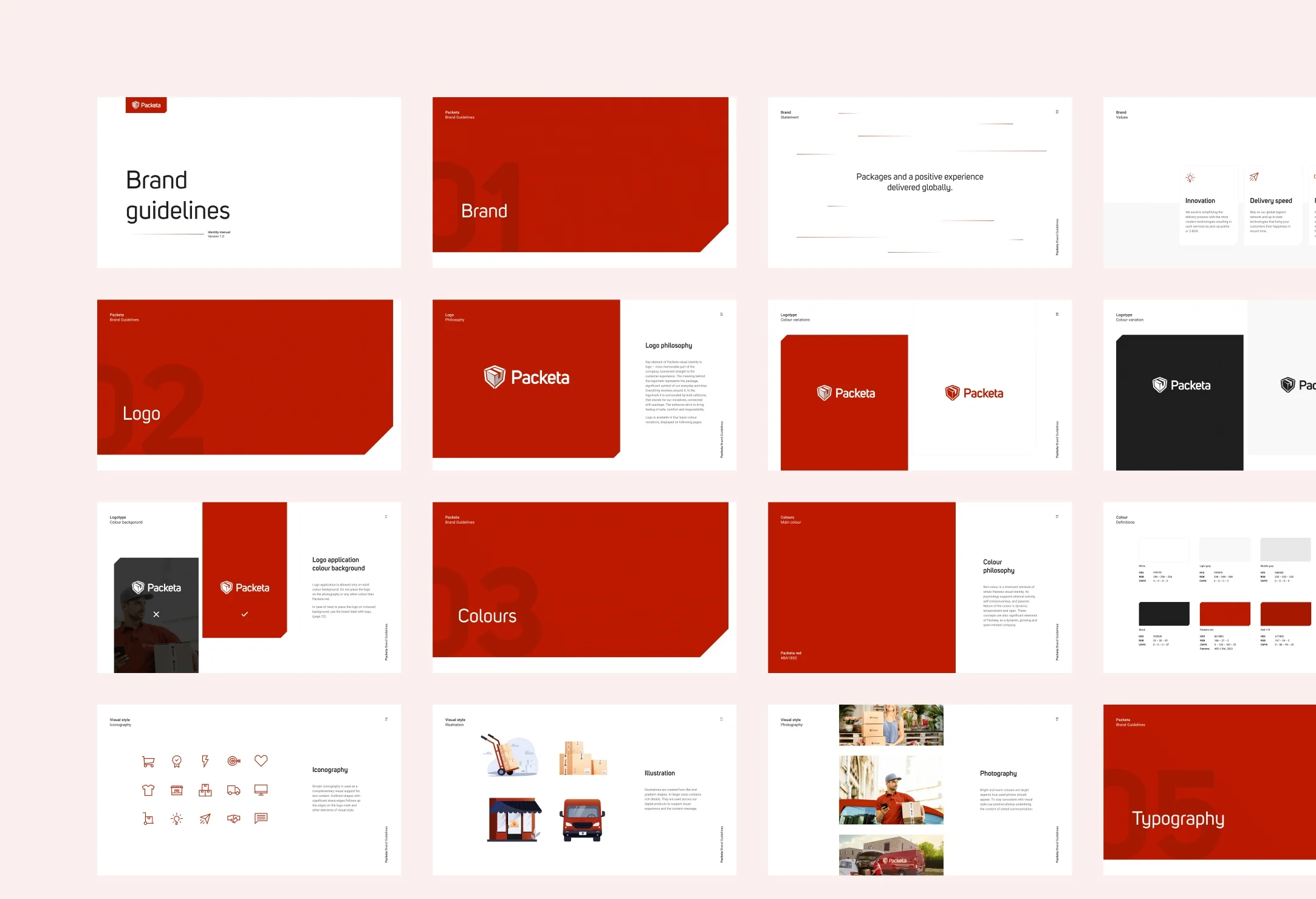 Packeta (Zásilkovna) — Brand identity guidelines and facelift