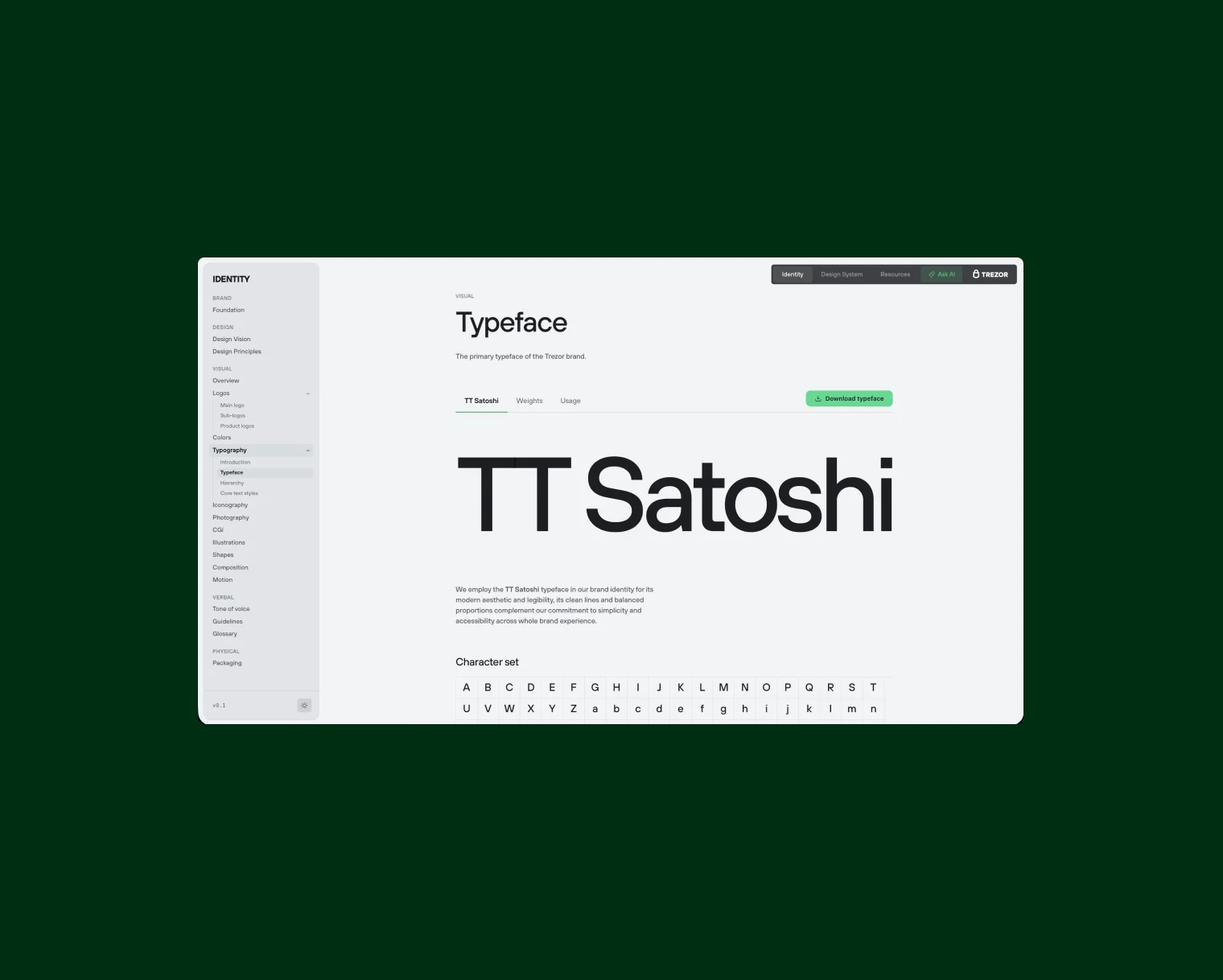Brand & design intelligence — AI-native design system preview